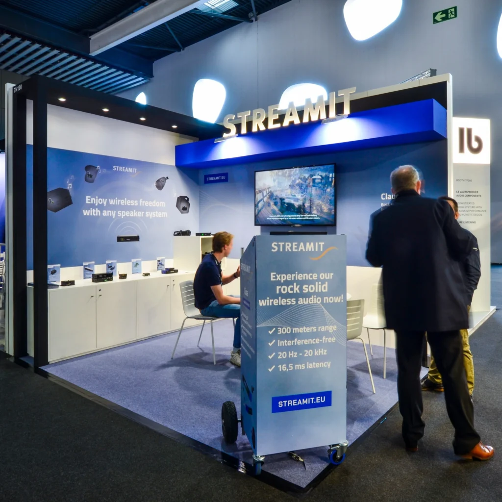 Streamit stand at ISE, Fira Gran Via Barcelona