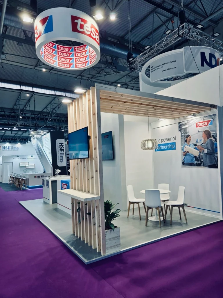 tesa stand at Labelexpo Europe, Fira Gran Via Barcelona