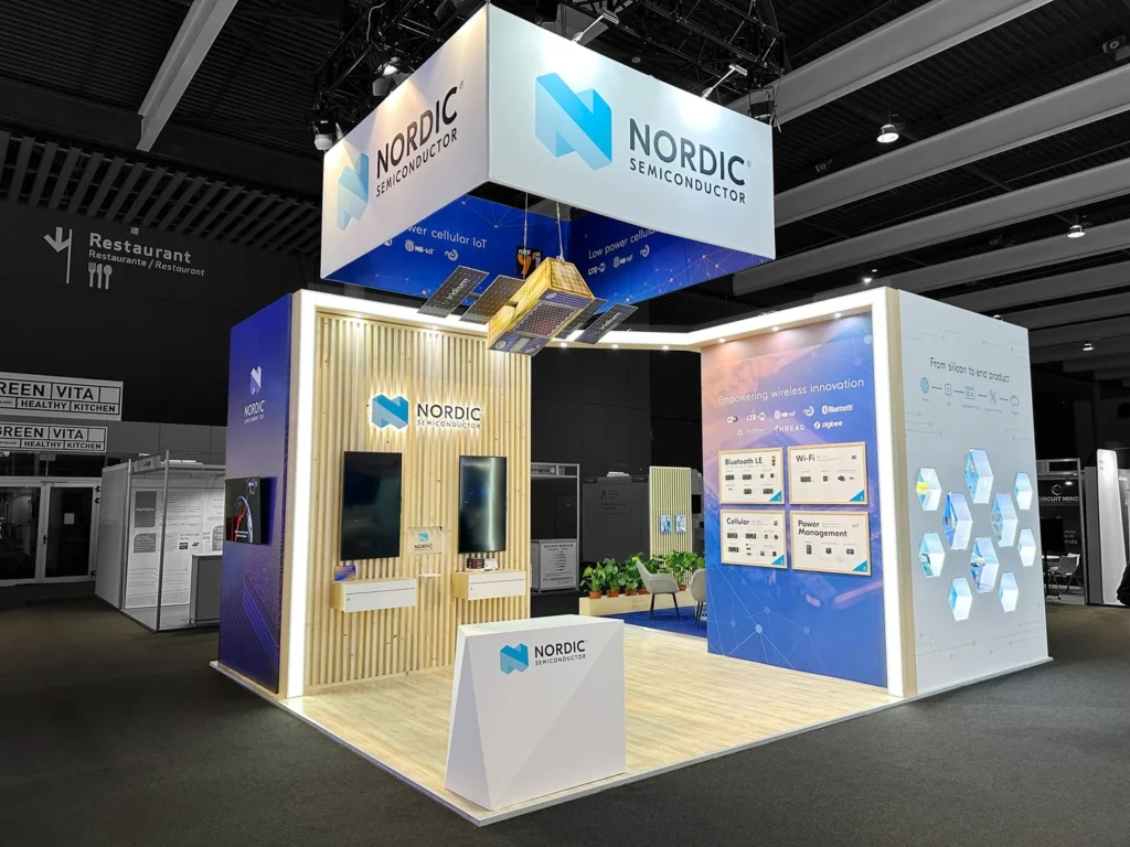 Nordic Semiconductor stand at MWC Barcelona